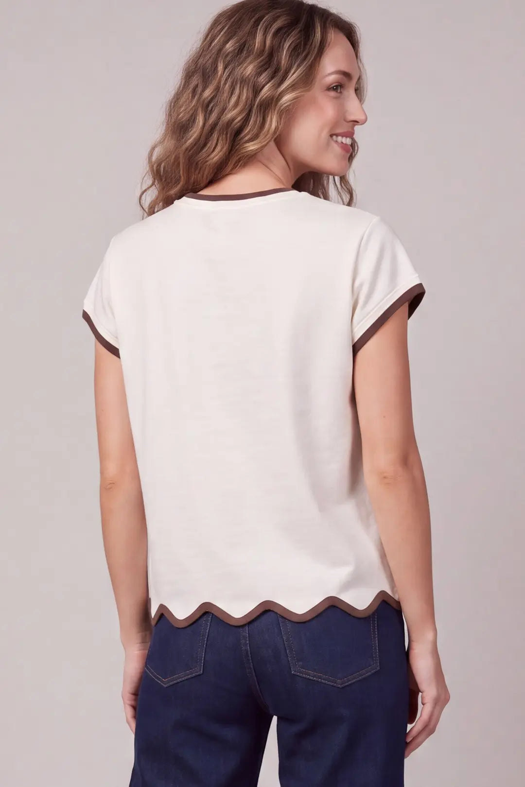 ST2029 - Fall Festival Scallop Hem Top-05-Sweaters-She + Sky-Krista Anne's Boutique, Women's Fashion and Accessories Located in Oklahoma City, OK and Black Mountain, NC