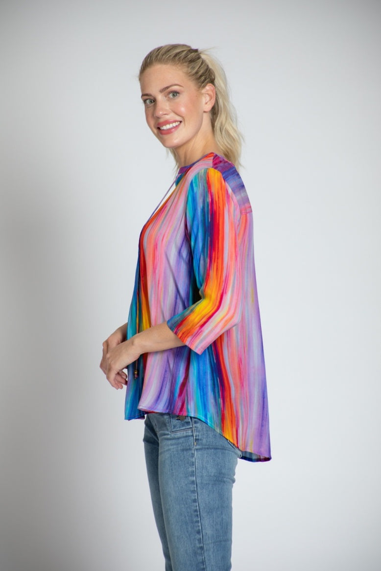 B-51P/B-321D/NC - V-Neck w/ Tassel-02-Tops/Blouses-Apny Apparel Inc-Krista Anne's Boutique, Women's Fashion and Accessories Located in Oklahoma City, OK and Black Mountain, NC