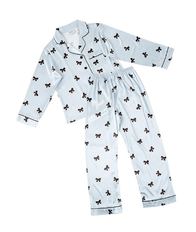 P5464 - 2-Piece Bow Print Sleep Set-12-Gifts-Bella Apparel-Krista Anne's Boutique, Women's Fashion and Accessories Located in Oklahoma City, OK and Black Mountain, NC