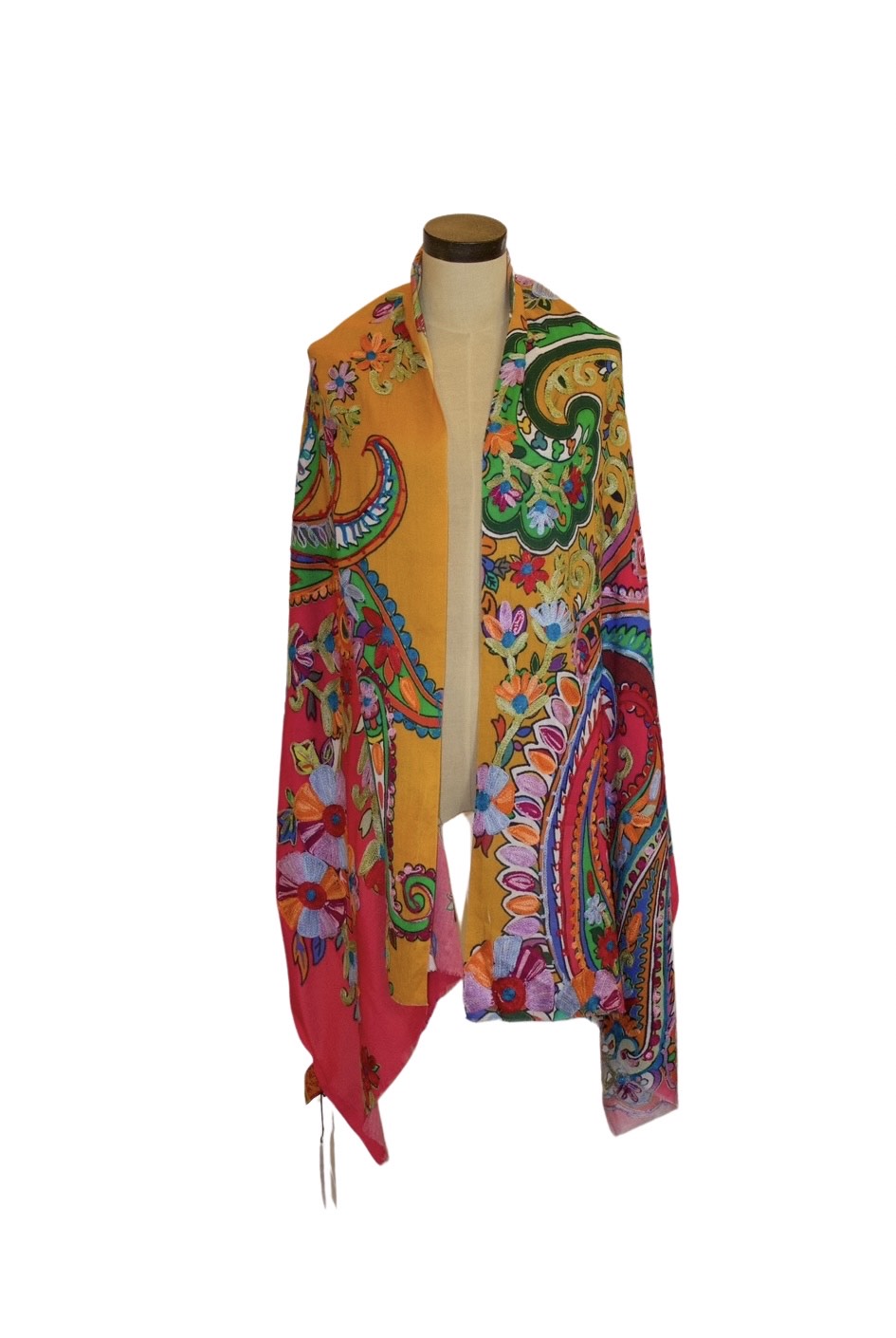 21088 - Dunwoody Embroidered Scarf-08-Scarves/Wraps-ANU-Krista Anne's Boutique, Women's Fashion and Accessories Located in Oklahoma City, OK and Black Mountain, NC