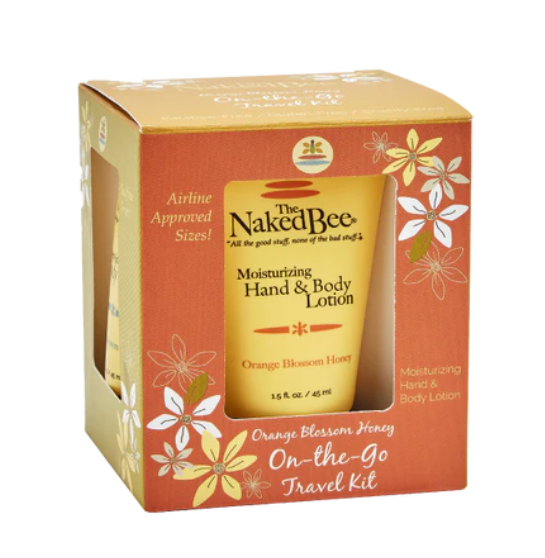 Orange Blossom Honey On-the-Go Travel Kit-12-Gifts-The Naked Bee-Krista Anne's Boutique, Women's Fashion and Accessories Located in Oklahoma City, OK and Black Mountain, NC