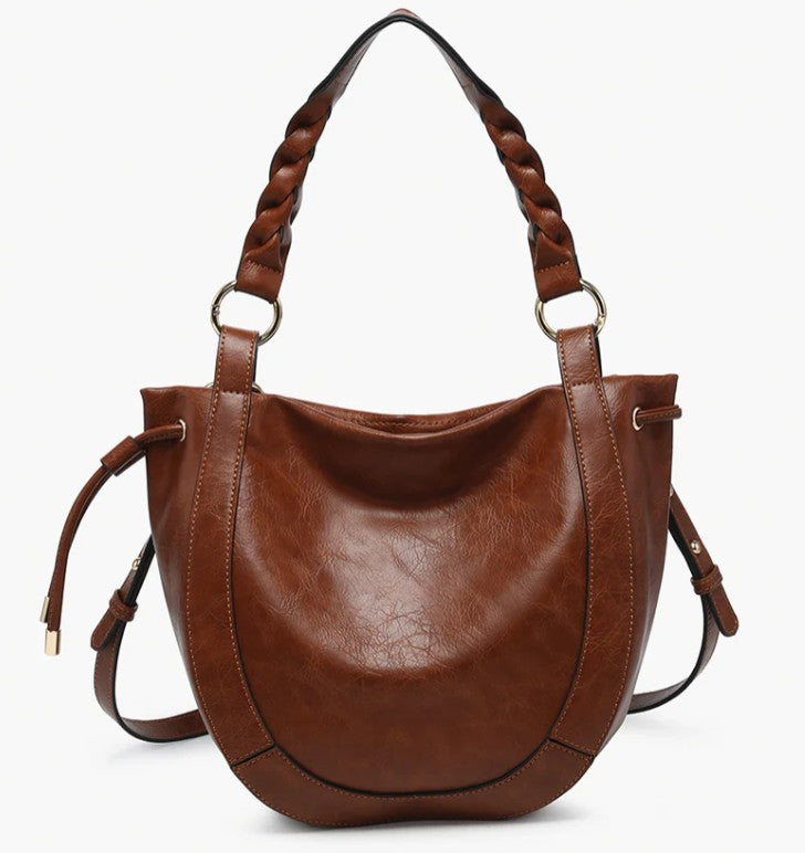 M2617 - Rowan Vegan Round Hobo Bag-12-Gifts-Jen & Co-Krista Anne's Boutique, Women's Fashion and Accessories Located in Oklahoma City, OK and Black Mountain, NC