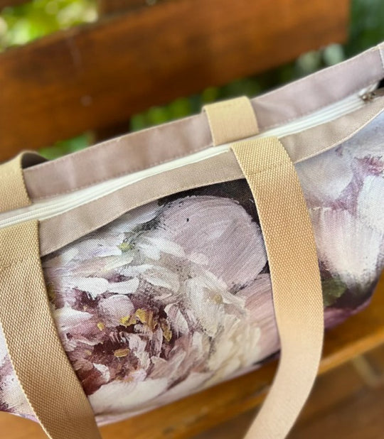Canvas Travel Tote Bag-09-Accessories-Love's Pure Light-Krista Anne's Boutique, Women's Fashion and Accessories Located in Oklahoma City, OK and Black Mountain, NC