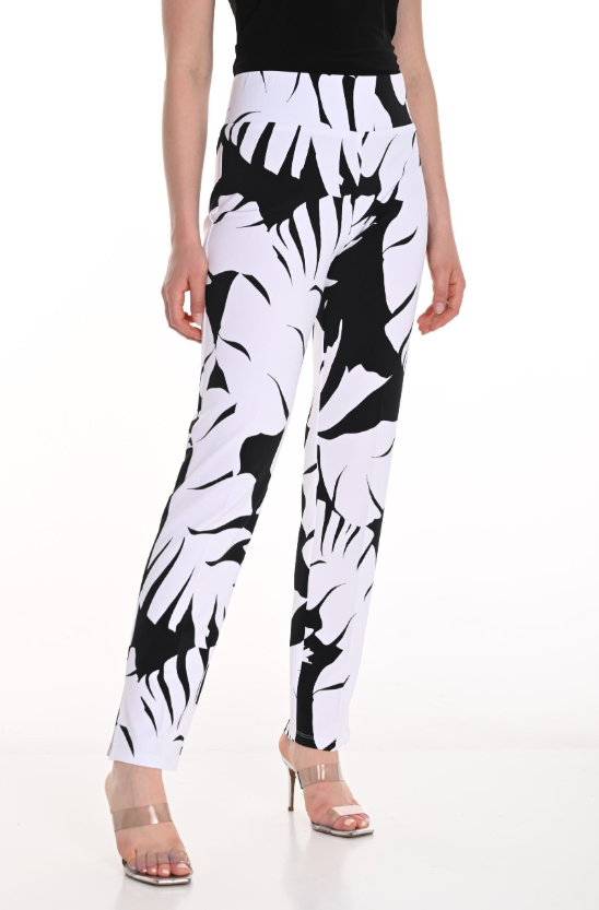 256137 - Palm Print Pull On-04-Bottoms-Frank Lyman-Krista Anne's Boutique, Women's Fashion and Accessories Located in Oklahoma City, OK and Black Mountain, NC