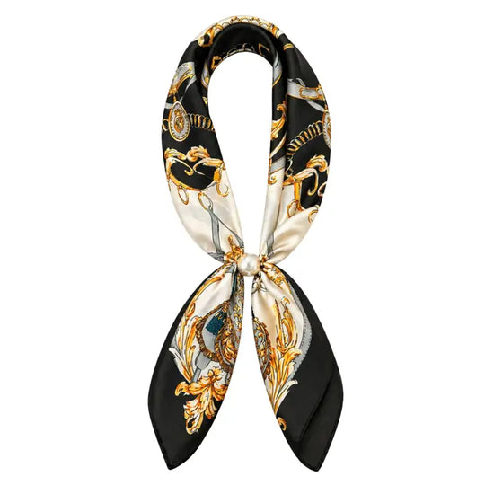 NK8115 - Magnetic Scarf with Pearl-09-Accessories-Queens Designs-Krista Anne's Boutique, Women's Fashion and Accessories Located in Oklahoma City, OK and Black Mountain, NC
