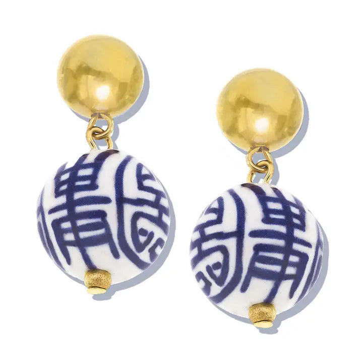 1309G - Margaret Drop Earrings-10-Jewelry-Susan Shaw-Krista Anne's Boutique, Women's Fashion and Accessories Located in Oklahoma City, OK and Black Mountain, NC