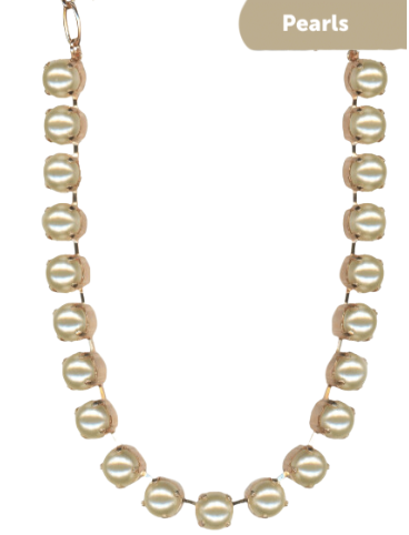 N-3474-M48-RG - Large Round Necklace-10-Jewelry-Mariana-Krista Anne's Boutique, Women's Fashion and Accessories Located in Oklahoma City, OK and Black Mountain, NC