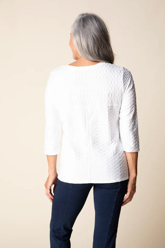 57115 - Newport Knit Seamed Top-02-Tops/Blouses-Habitat-Krista Anne's Boutique, Women's Fashion and Accessories Located in Oklahoma City, OK and Black Mountain, NC