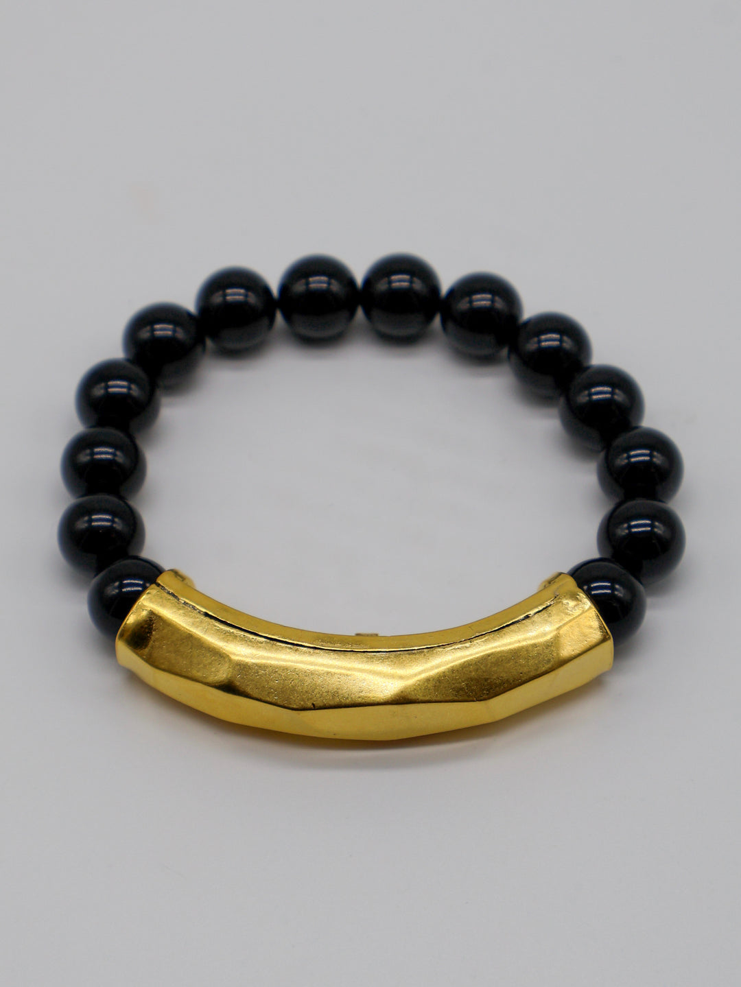 BW-25-29 - Onyx Night Stretch Bracelet-10-Jewelry-Michele Busch Jewelry-Krista Anne's Boutique, Women's Fashion and Accessories Located in Oklahoma City, OK and Black Mountain, NC