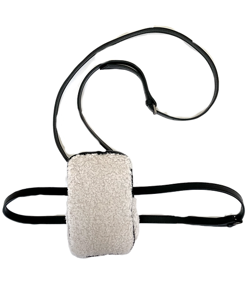 PRMK06 - Curly Lamb Adjustable Belt Bag-09-Accessories-Mitchie's Matchings-Krista Anne's Boutique, Women's Fashion and Accessories Located in Oklahoma City, OK and Black Mountain, NC