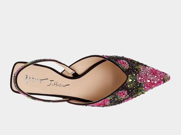 Vance Bejeweled Flats-11-Shoes-Betsey Johnson-Krista Anne's Boutique, Women's Fashion and Accessories Located in Oklahoma City, OK and Black Mountain, NC