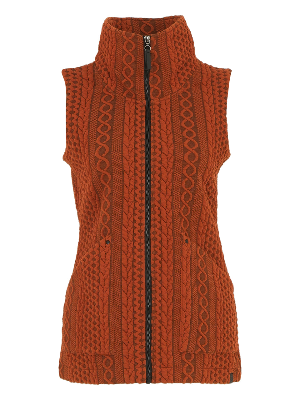 74201 - Jacquard Knit Vest-01-Jackets/Blazers-Dolcezza-Krista Anne's Boutique, Women's Fashion and Accessories Located in Oklahoma City, OK and Black Mountain, NC