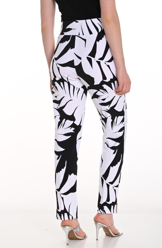 256137 - Palm Print Pull On-04-Bottoms-Frank Lyman-Krista Anne's Boutique, Women's Fashion and Accessories Located in Oklahoma City, OK and Black Mountain, NC