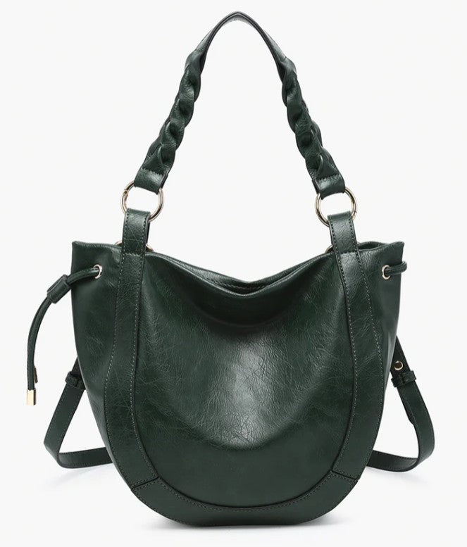 M2617 - Rowan Vegan Round Hobo Bag-12-Gifts-Jen & Co-Krista Anne's Boutique, Women's Fashion and Accessories Located in Oklahoma City, OK and Black Mountain, NC