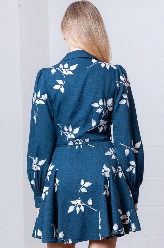 HD30448T - Embroidered Paisley Dress-06-Dresses/Jumpsuits-Aslan Rose-Krista Anne's Boutique, Women's Fashion and Accessories Located in Oklahoma City, OK and Black Mountain, NC