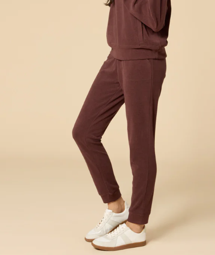 4200-4P - Vintage Velvet Jogger-04-Bottoms-Softies-Krista Anne's Boutique, Women's Fashion and Accessories Located in Oklahoma City, OK and Black Mountain, NC