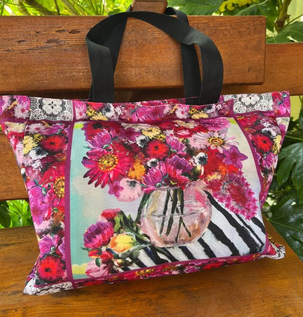 Canvas Travel Tote Bag-09-Accessories-Love's Pure Light-Krista Anne's Boutique, Women's Fashion and Accessories Located in Oklahoma City, OK and Black Mountain, NC