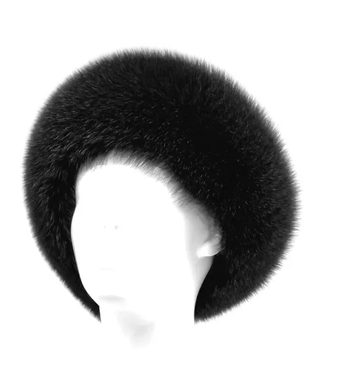 HB100F - Fox Fur Headband/Collar-09-Accessories-Mitchie's Matchings-Krista Anne's Boutique, Women's Fashion and Accessories Located in Oklahoma City, OK and Black Mountain, NC