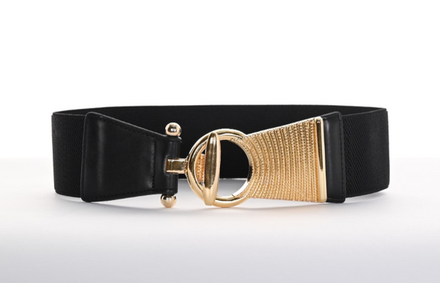 A24402U - Toggle Stretch Belt-09-Accessories-Frank Lyman-Krista Anne's Boutique, Women's Fashion and Accessories Located in Oklahoma City, OK and Black Mountain, NC