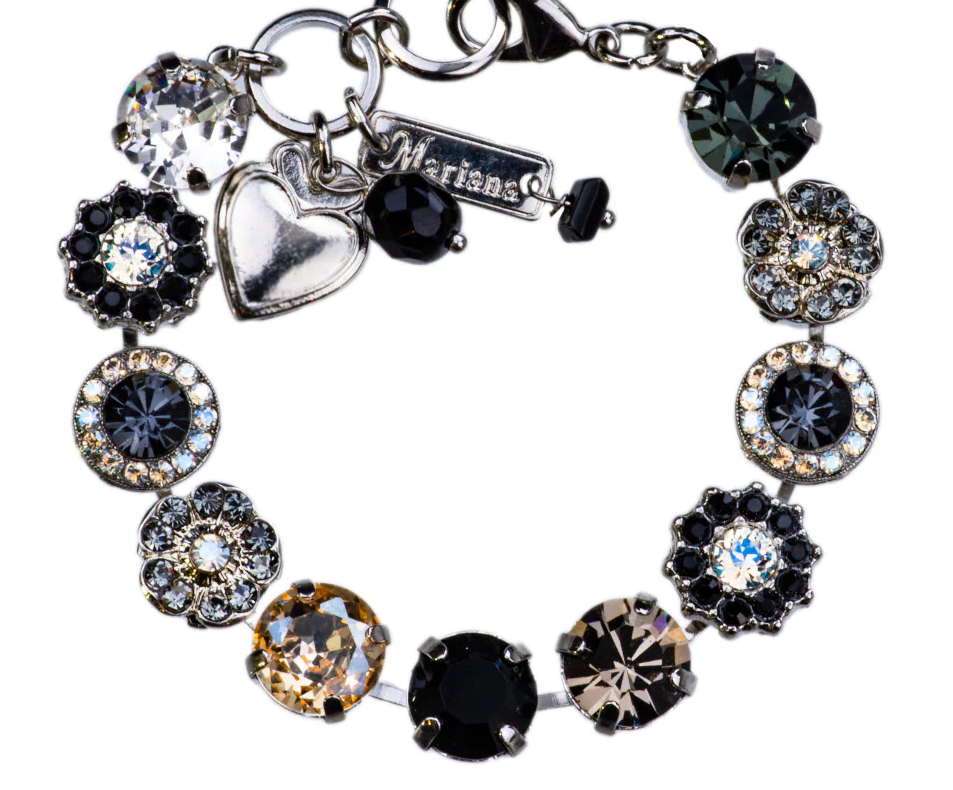 B-4084-1908-RO - Large Rosette Bracelet-10-Jewelry-Michals Imports Ltd.-Krista Anne's Boutique, Women's Fashion and Accessories Located in Oklahoma City, OK