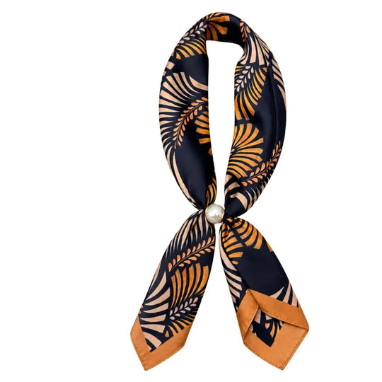 NK8115 - Magnetic Scarf with Pearl-09-Accessories-Queens Designs-Krista Anne's Boutique, Women's Fashion and Accessories Located in Oklahoma City, OK and Black Mountain, NC