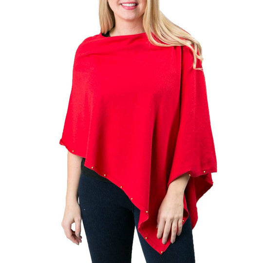 Carol Poncho-08-Scarves/Wrapes-Top It Off-Krista Anne's Boutique, Women's Fashion and Accessories Located in Oklahoma City, OK and Black Mountain, NC