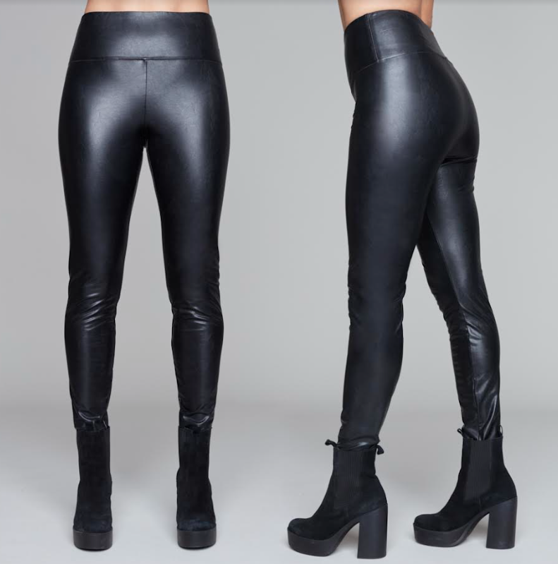 7510 - Faux Leather Legging-04-Bottoms-Carre Noir-Krista Anne's Boutique, Women's Fashion and Accessories Located in Oklahoma City, OK and Black Mountain, NC