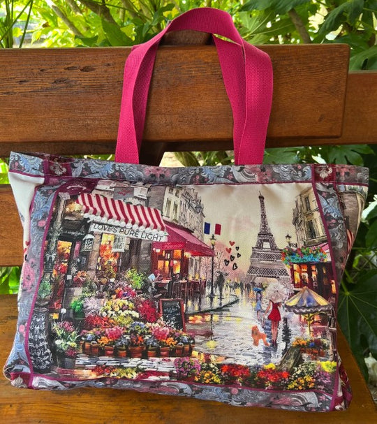 Canvas Travel Tote Bag-09-Accessories-Love's Pure Light-Krista Anne's Boutique, Women's Fashion and Accessories Located in Oklahoma City, OK and Black Mountain, NC