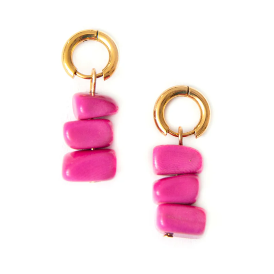 1E2041 - Maui Earring-10-Jewelry-Tagua Jewelry-Krista Anne's Boutique, Women's Fashion and Accessories Located in Oklahoma City, OK and Black Mountain, NC