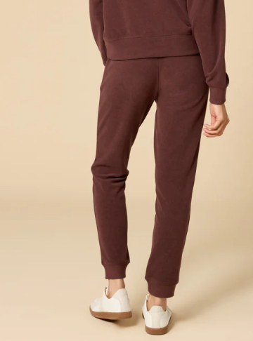 4200-4P - Vintage Velvet Jogger-04-Bottoms-Softies-Krista Anne's Boutique, Women's Fashion and Accessories Located in Oklahoma City, OK and Black Mountain, NC