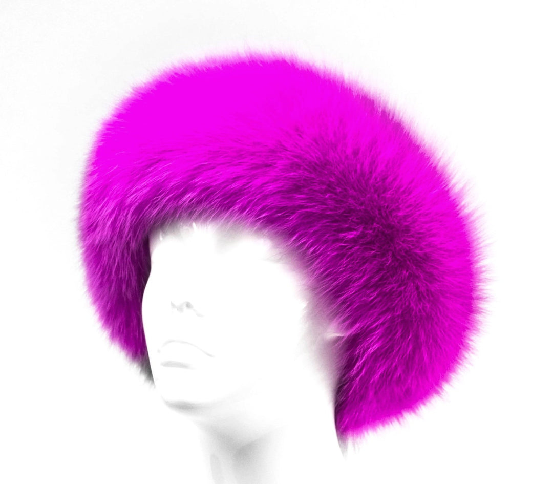 HB100F - Fox Fur Headband/Collar-09-Accessories-Mitchie's Matchings-Krista Anne's Boutique, Women's Fashion and Accessories Located in Oklahoma City, OK and Black Mountain, NC