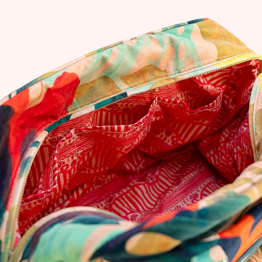 LWB3 - Exotic Leaves Luxe Weekender Bag-09-Accessories-Powder-Krista Anne's Boutique, Women's Fashion and Accessories Located in Oklahoma City, OK and Black Mountain, NC