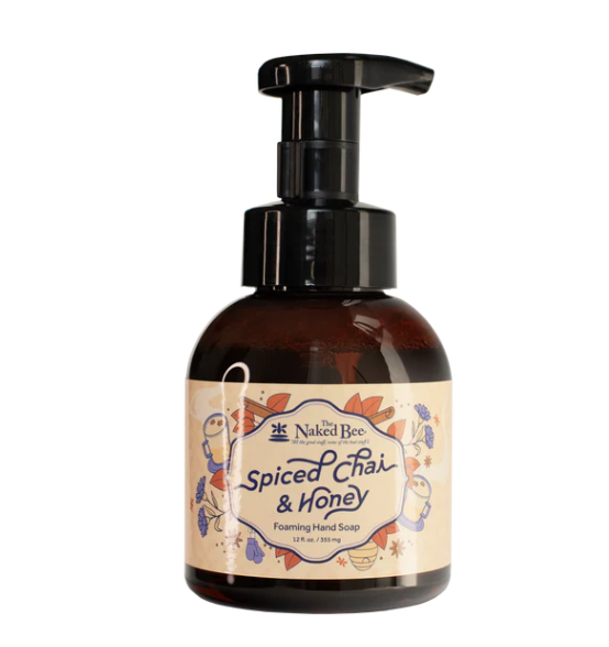 12 oz. Spiced Chai Honey Foaming Hand Soap-12-Gifts-The Naked Bee-Krista Anne's Boutique, Women's Fashion and Accessories Located in Oklahoma City, OK and Black Mountain, NC