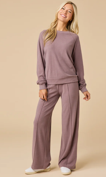 4200-8P - Vintage Velvet Pintuck Pant-04-Bottoms-Softies-Krista Anne's Boutique, Women's Fashion and Accessories Located in Oklahoma City, OK and Black Mountain, NC