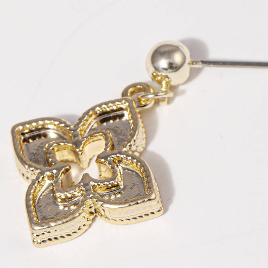 MOP Double Layer Clover 14K Plated Post Earrings-09-Accessories-Fashion City-Krista Anne's Boutique, Women's Fashion and Accessories Located in Oklahoma City, OK and Black Mountain, NC