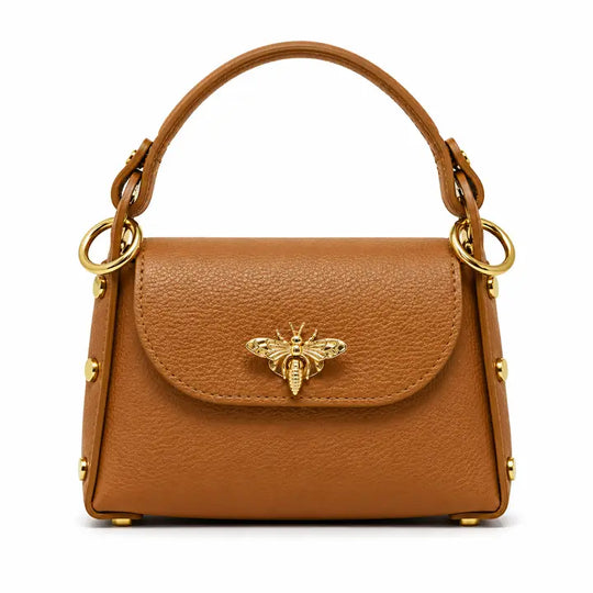 GF1085 - Bee Lock Mini Bag + Crossbody-09-Accessories-German Fuentes-Krista Anne's Boutique, Women's Fashion and Accessories Located in Oklahoma City, OK and Black Mountain, NC