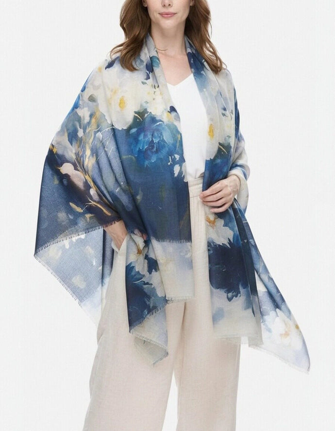 JC02450114 - Blue Moon Modal Scarf-08-Scarves/Wraps-JC Sunny Fashion-Krista Anne's Boutique, Women's Fashion and Accessories Located in Oklahoma City, OK and Black Mountain, NC