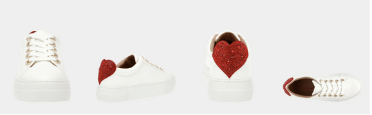 Presley Heart Sneakers-11-Shoes-Betsey Johnson-Krista Anne's Boutique, Women's Fashion and Accessories Located in Oklahoma City, OK and Black Mountain, NC