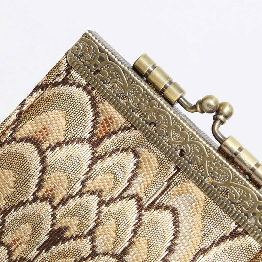 Small Feather Brocade Card Holder with RFID Protection-12-Gifts-Cathayana-Krista Anne's Boutique, Women's Fashion and Accessories Located in Oklahoma City, OK and Black Mountain, NC