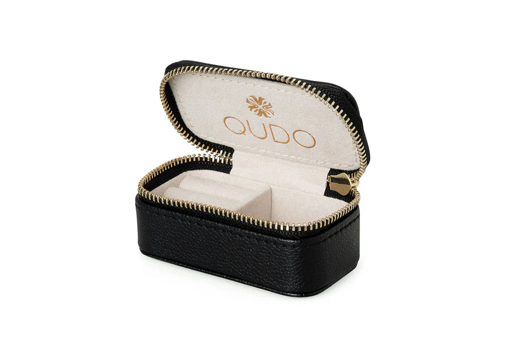 QUDO Mini Jewelry Case-10-Jewelry-Qudo-Krista Anne's Boutique, Women's Fashion and Accessories Located in Oklahoma City, OK and Black Mountain, NC