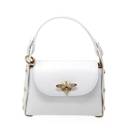GF1085 - Bee Lock Mini Bag + Crossbody-09-Accessories-German Fuentes-Krista Anne's Boutique, Women's Fashion and Accessories Located in Oklahoma City, OK and Black Mountain, NC