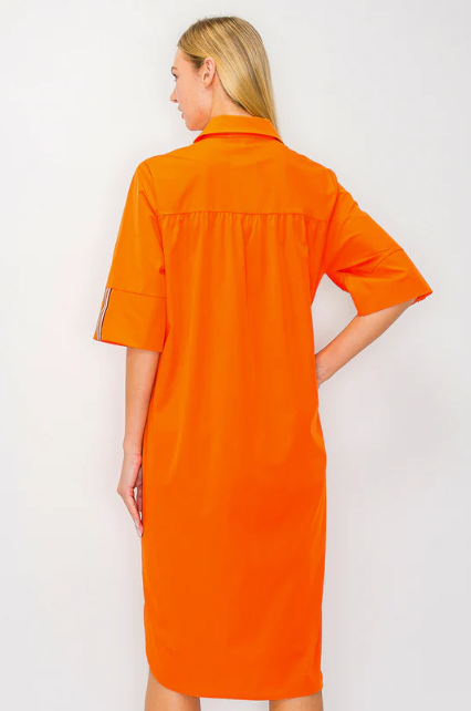 52349W - Wendi Tunic Dress, Orange