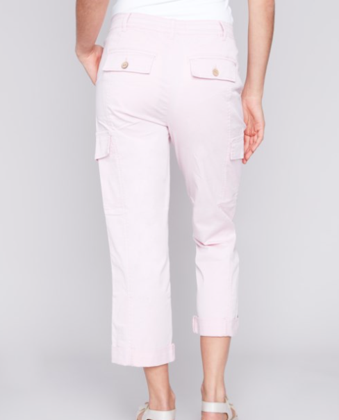 C5492-857B - Canvas Cargo Pant-4-Bottoms-Charlie B.-Krista Anne's Boutique, Women's Fashion and Accessories Located in Oklahoma City, OK