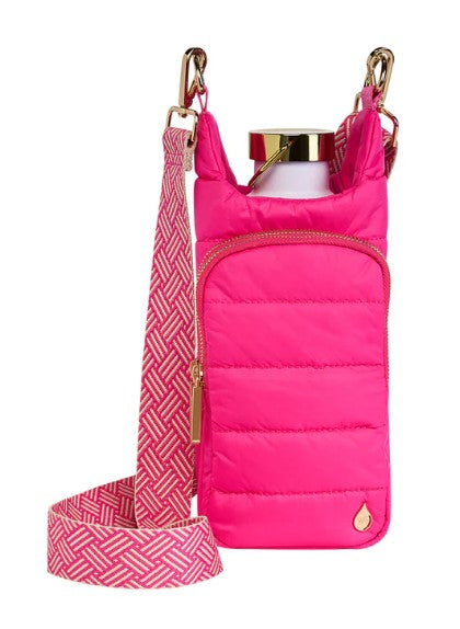 WBB1-BrightPink - Puffer HydroBag® with Accent Shoulder Strap-09-Accessories-Wanderfull-Krista Anne's Boutique, Women's Fashion and Accessories Located in Oklahoma City, OK and Black Mountain, NC
