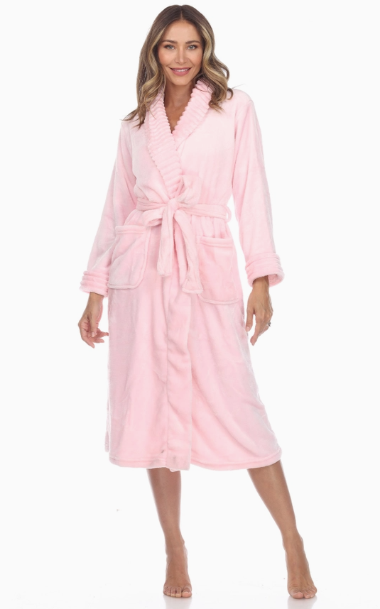 099-01 - Ultra Plushy Lounge Robe-12-Gifts-White Mark-Krista Anne's Boutique, Women's Fashion and Accessories Located in Oklahoma City, OK and Black Mountain, NC