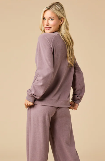 4200-8T - Vintage Velvet Raglan Crew Top-02-Tops/Blouses-Softies-Krista Anne's Boutique, Women's Fashion and Accessories Located in Oklahoma City, OK and Black Mountain, NC