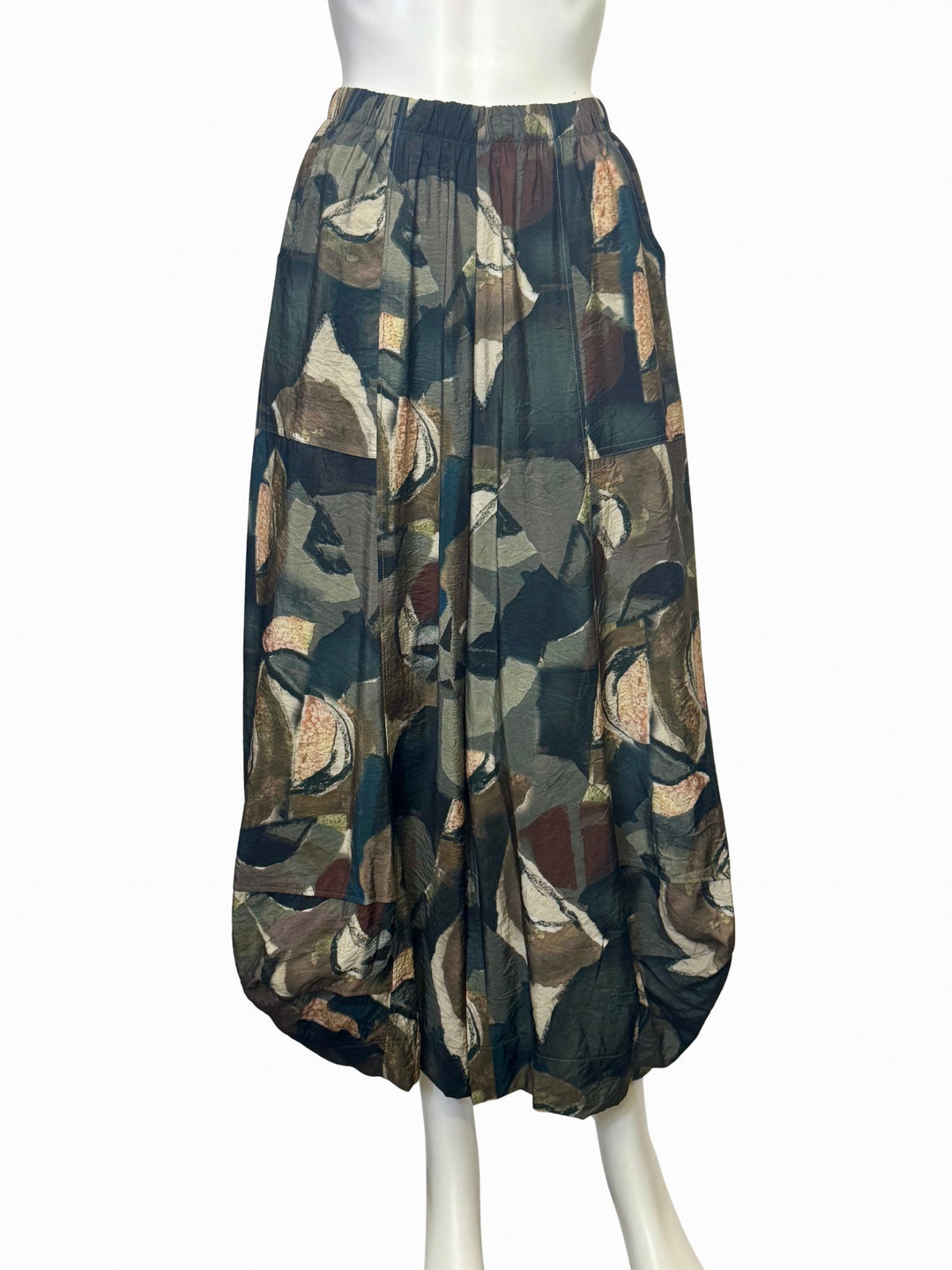 25516 - Printed Lantern Pants-04-Bottoms-Shana-Krista Anne's Boutique, Women's Fashion and Accessories Located in Oklahoma City, OK and Black Mountain, NC