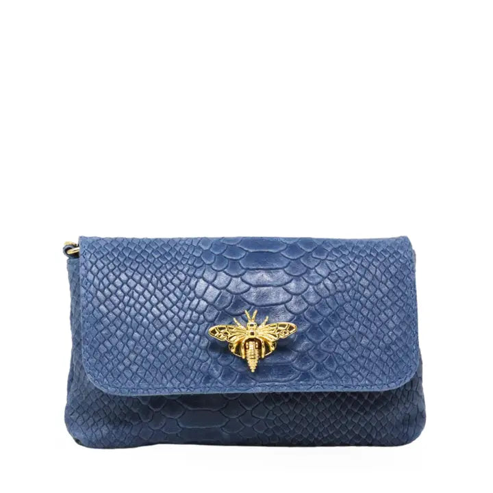 GF1184 - Croc Texture Leather Crossbody-09-Accessories-German Fuentes-Krista Anne's Boutique, Women's Fashion and Accessories Located in Oklahoma City, OK and Black Mountain, NC