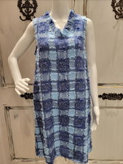 526752 - Frayed Checkered Dress