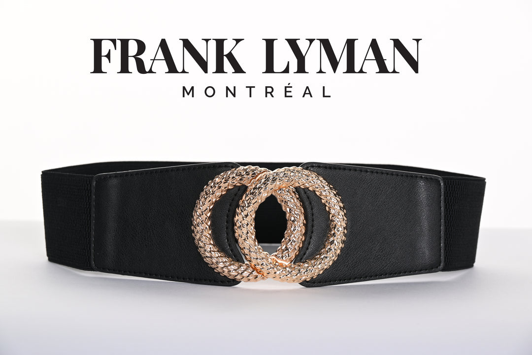 A24301U - Double Wreath Stretch Belt-09-Accessories-Frank Lyman-Krista Anne's Boutique, Women's Fashion and Accessories Located in Oklahoma City, OK and Black Mountain, NC